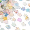 200Pcs Frosted Acrylic Beads FACR-CJ0001-19-1