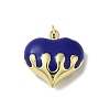 Rack Plating Brass Enamel Pendants KK-S366-05G-05-1