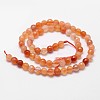 Natural Carnelian Beads Strands G-D840-34-10mm-2