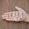 Wooden Craft Pegs Clips DIY-PH0013-02-3