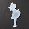 Fashionable Lady Shape Food Grade Silhouette Silicone Lollipop Molds DIY-D069-09-4