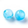 Acrylic Imitation Jade Beads LS-MACR-E025-25C-8mm-2