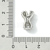 Rack Plating Brass Clear Cubic Zirconia Pendants KK-S378-01P-Y-3