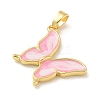 Brass Enamel Pendants KK-G517-01G-02-2
