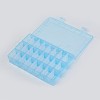 Plastic Removable Bead Containers LS-CON-WH0070-84B-2