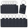 16Pcs Rectangle PU Leather Keychains KEYC-DC0001-45A-1