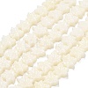 Synthetic Coral Dyed Carved Beads BSHE-H114-02B-1