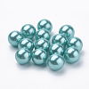Eco-Friendly Plastic Imitation Pearl Beads X-MACR-S277-8mm-C19-2