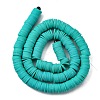 Handmade Polymer Clay Beads Strands CLAY-R089-8mm-Q048-4