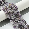 Natural Sugilite Beads Strands G-A092-G05-01-2