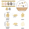140Pcs 7 Style Alloy Pendants PALLOY-PH0001-94-5