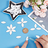 300Pcs Self-Adhesive Acrylic Mosaic Tiles DIY-OC0012-59B-3