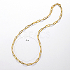 Stainless Steel Paperclip Chain Necklaces for Women KC1989-6