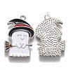 Halloween Theme Alloy Enamel Pendants ENAM-J649-03P-2