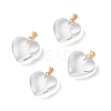 Spray Painted Glass Pendants GLAA-N035-016-A03-1