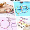 Flat Round Handmade Polymer Clay Beads LS-CLAY-R067-8.0mm-21-5
