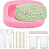 DIY Plum Blossom Branch Silicone Fondant Molds Kits DIY-OC0002-90-1