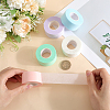 5 Rolls 5 Colors Non-woven Fabrics Adhesive Eyelash Extensions Tape AJEW-GF0010-52-3