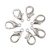 Zinc Alloy Lobster Claw Clasps PALLOY-D008-P-5