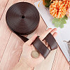 Flat PU Imitation Leather Cord LC-WH0006-05A-01-3