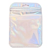 Plastic Glitter Holographic Packaging Yinyang Zip Lock Bags OPP-D003-04F-2