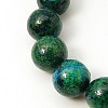 Synthetic Chrysocolla Strands G-C211-18mm-1-1