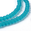 Baking Paint Transparent Glass Bead Strands X-GLAA-S031-4mm-37-2
