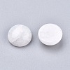 Natural White Jade Cabochons X-G-P393-R69-8MM-2