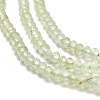 Natural Prehnite Beads Strands G-B107-D03-01-4