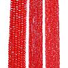 Electroplate Glass Beads Strands EGLA-A044-P6mm-A22-2