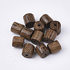 Natural Wenge Wood Beads WOOD-S053-36-1
