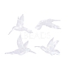 Custom Hummingbird Shape Waterproof PVC Laser Adhesive Stickers DIY-WH0256-001-2