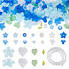 440Pcs 12 Styles Transparent Acrylic Pendants TACR-TA0001-85-1