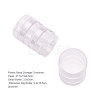 Plastic Bead Storage Containers with Lids and 30PCS Mini Storage Jars X-C020Y-5