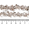 Spray Painted Transparent Glass Beads Strands GLAA-P060-01B-05-4