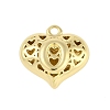 Hollow Brass Pendants for Valentine's Day KK-M289-03O-G-2