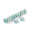 Handmade Lampwork & Brass Core European Beads LAMP-N044-11S-01-2