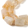 Natural Yellow Quartz Beads Strands G-M403-B20-4