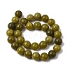 Natural Chinese Jade/Southern Jade Beads Strands X-G-F363-12mm-5