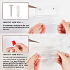 Acrylic Wall-Mounted Adhesive Camera Display Shelf with Iron Screw ODIS-WH0002-86B-3