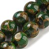 Synthetic Gold Clinquant Stone Beads Strands G-P549-A01-03D-1