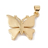 Brass Epoxy Resin Pendants KK-G439-51G-2