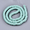 Handmade Polymer Clay Beads Strands CLAY-R089-6mm-121-2