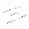Brass Slide On End Clasp Tubes LS-KK-P031-12P-1
