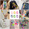 20Pcs UV Plating Opaque Acrylic European Beads OACR-TADJ0001-16Q-6