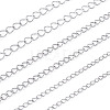 3M 3 Styles 304 Stainless Steel Curb Chains CHS-TA0001-54-2