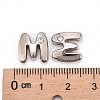 Letter Slider Beads for Watch Band Bracelet Making X-ALRI-O012-M-NR-3