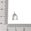 Non-Tarnish 304 Stainless Steel Ice Pick Pinch Bails STAS-Z058-01P-05-3