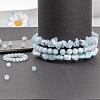 340Pcs 4 Sizes Natural Aquamarine Beads Strands G-LS0001-15-6