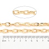 Alloy Teardrop Link Chains LCHA-K001-02G-3